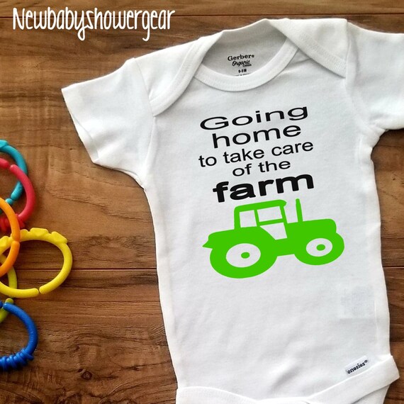 tractor onesie