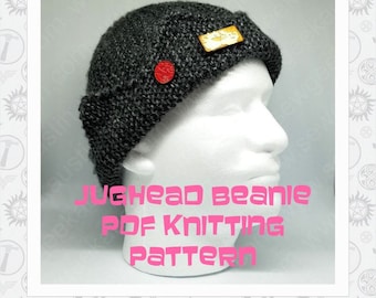 Jughead Jones Hat PDF knitting pattern