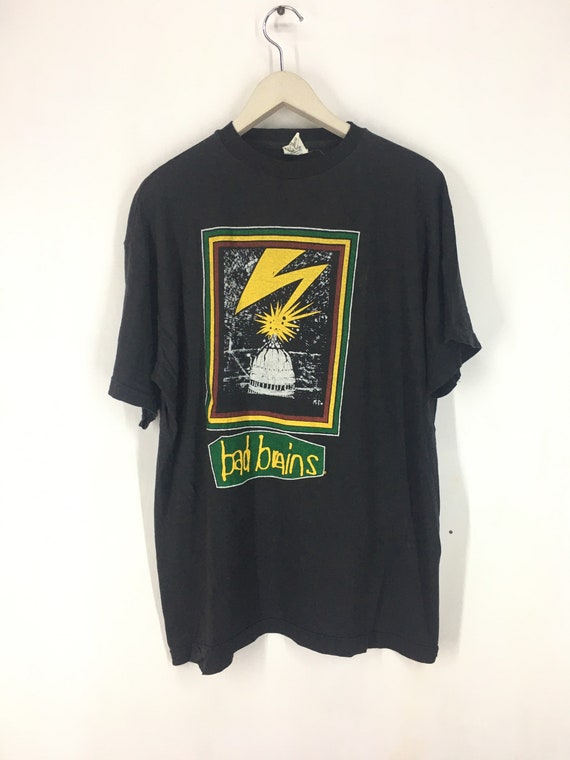 Vintage 90s Bad Brains Quickness punk ska band t s