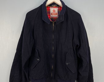 Vintage Baracuta Harrington Wolle Kaschmir Jacke