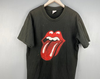 Vintage 90s The Rolling Stones world tour t shirt L