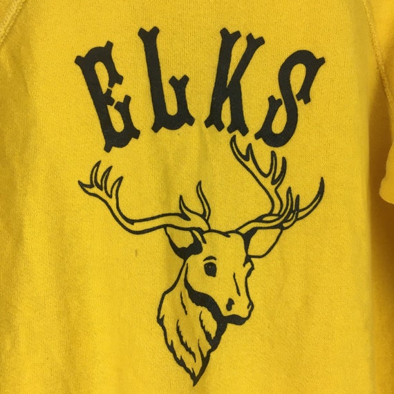 Vintage 80s ELKS sweatshirt S - image 4