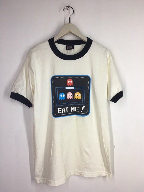Vintage 90s PAC MAN eat me games promo t shirt M