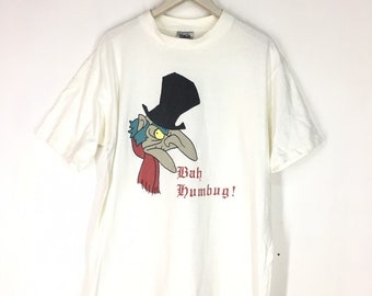 Vintage 90s Bah Humbug! Oneilta tag single stitch t shirt XL