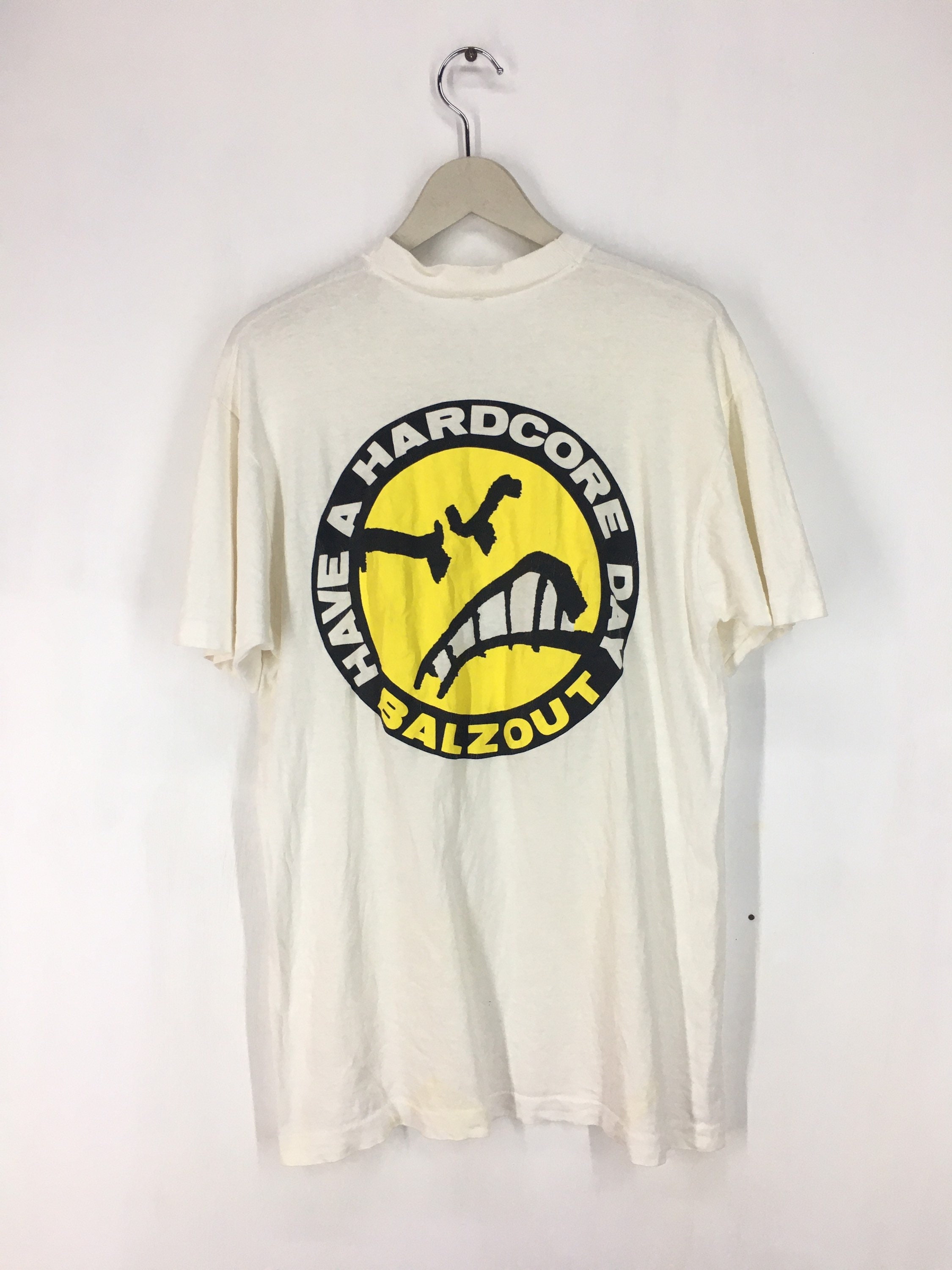Vintage 90s Have a Hardcore Day Balzout T Shirt M - Etsy Canada