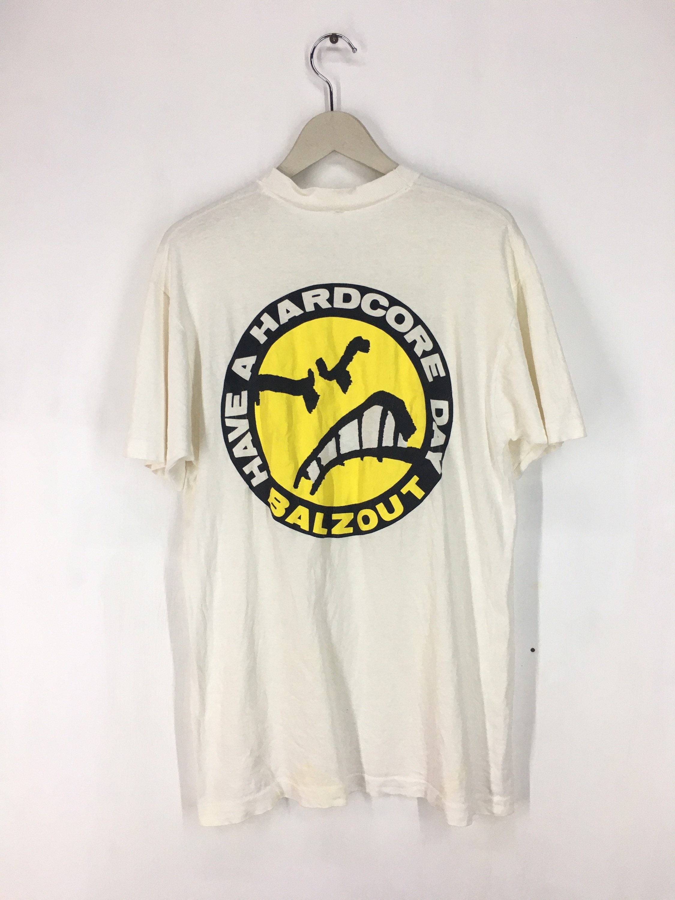 Vintage 90s Have a Hardcore Day Balzout T Shirt M - Etsy Canada