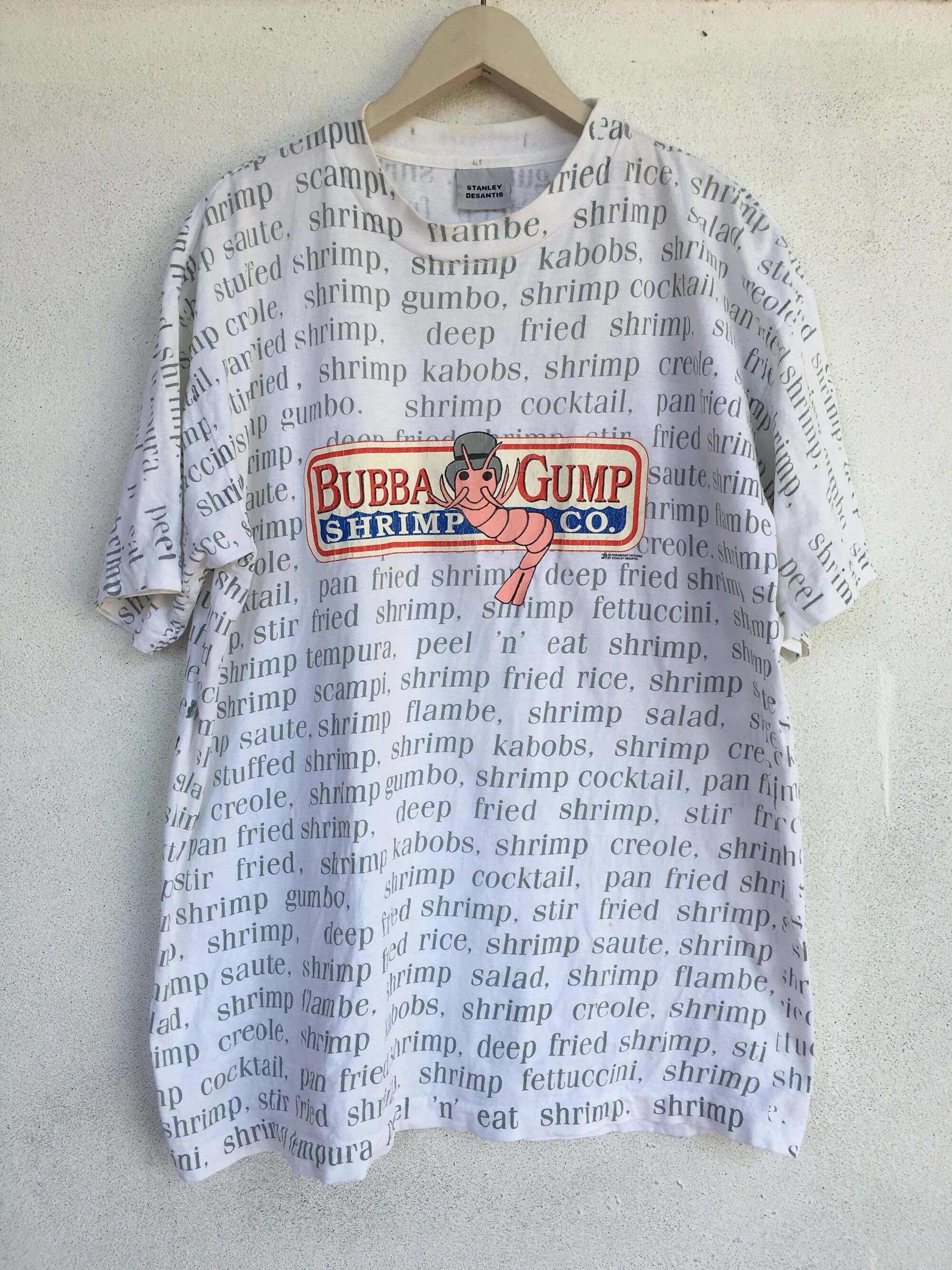 Vintage 90s Forest Gump Movie Stanley Desantis All Overprint Movie 