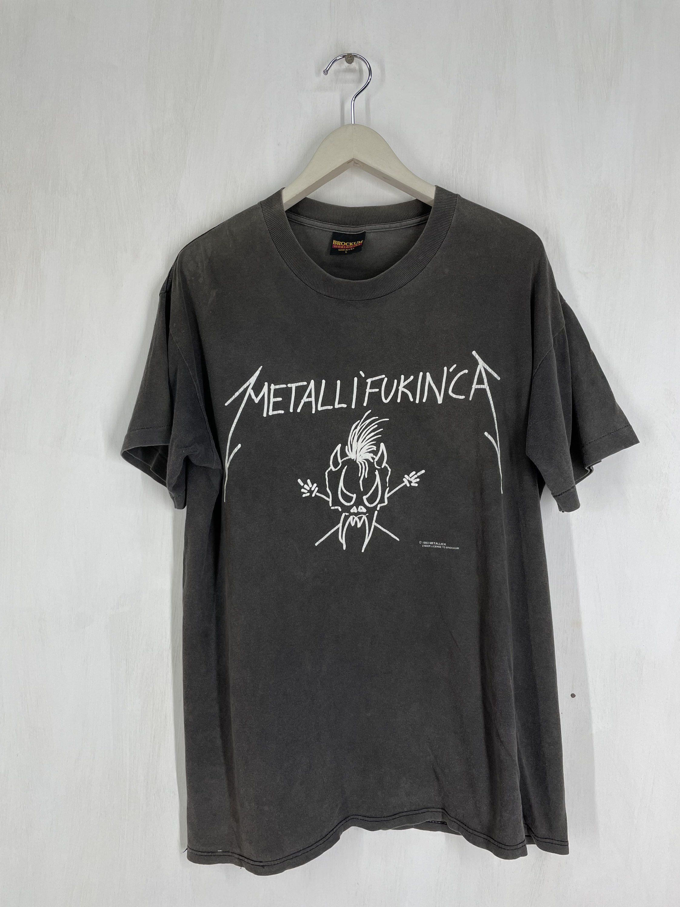90's METALLICA Tシャツ METALLI'FUKIN'CA（Metallifukinca T