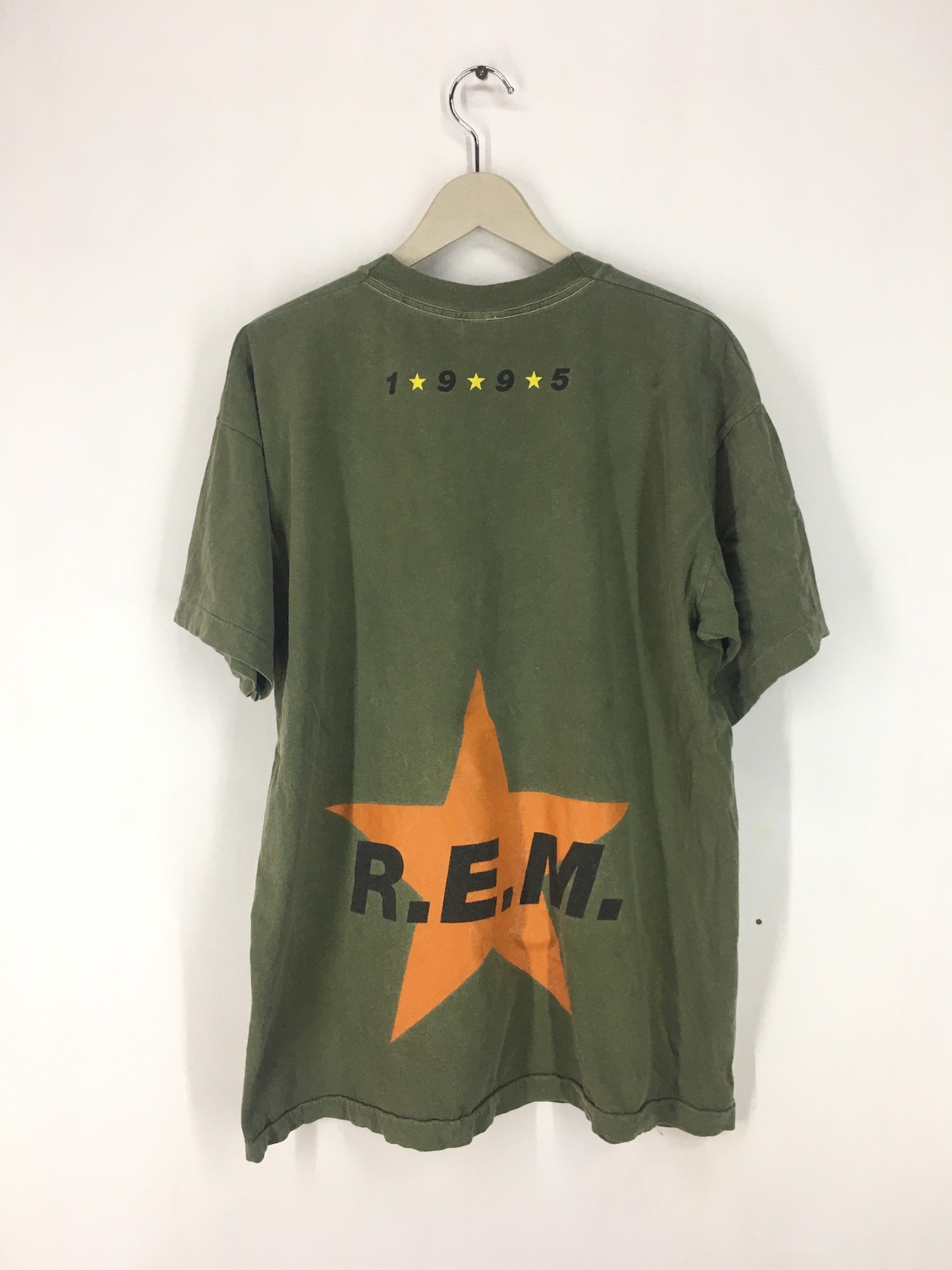 Vintage 90s REM Rock Band T Shirt XL Etsy