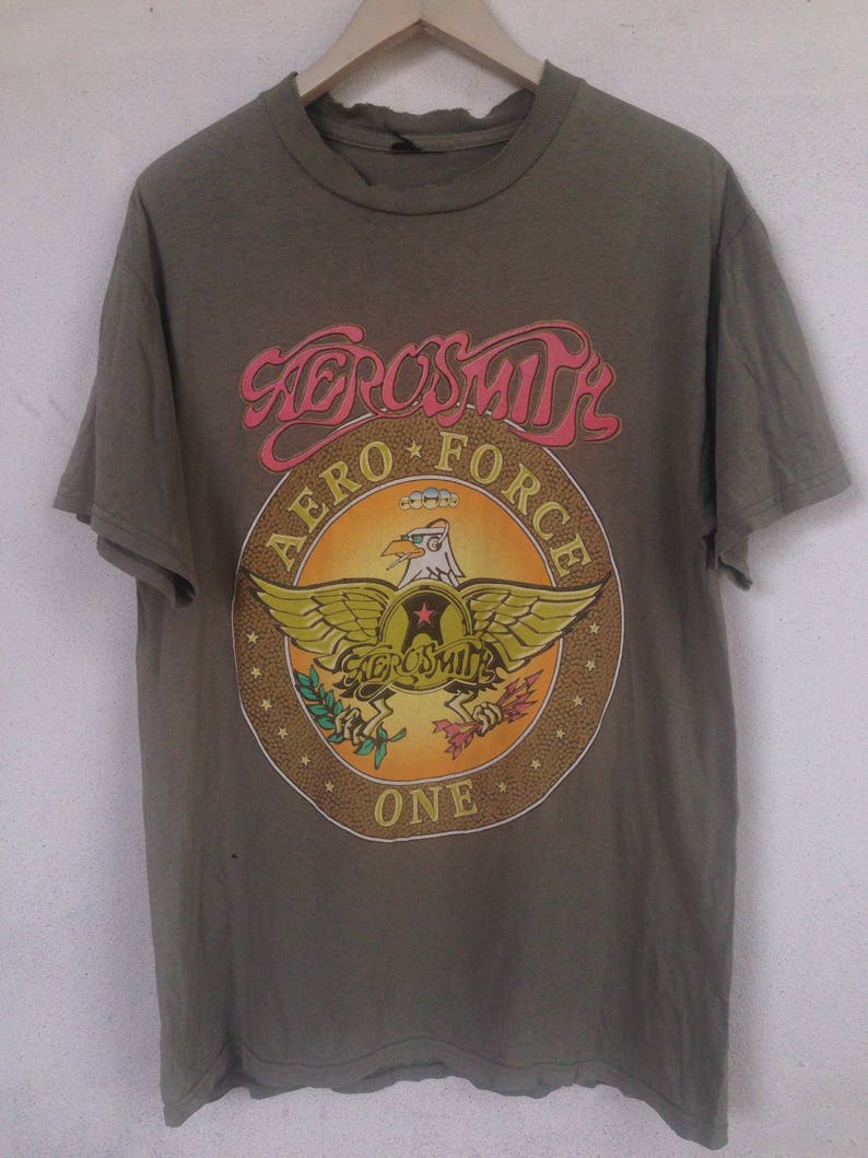 aerosmith aero force one shirt