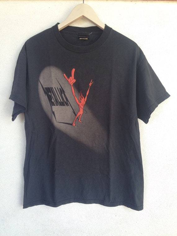 Vintage Metallica rock band tour tshirt M