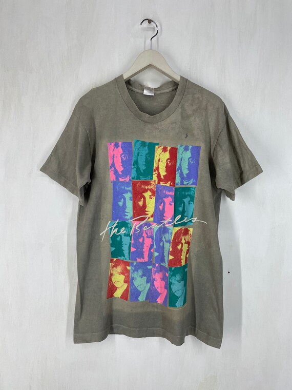 Vintage 90s the Beatles Band T Shirt L - Etsy