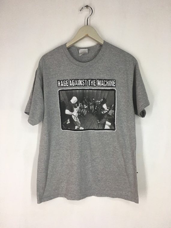 Vintage 90s Rage Againt the Macine Band Promo Concert Tour T Shirt 