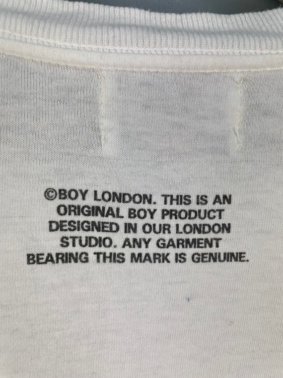 Vintage 90s Boy London Punk brand t shirt - image 5