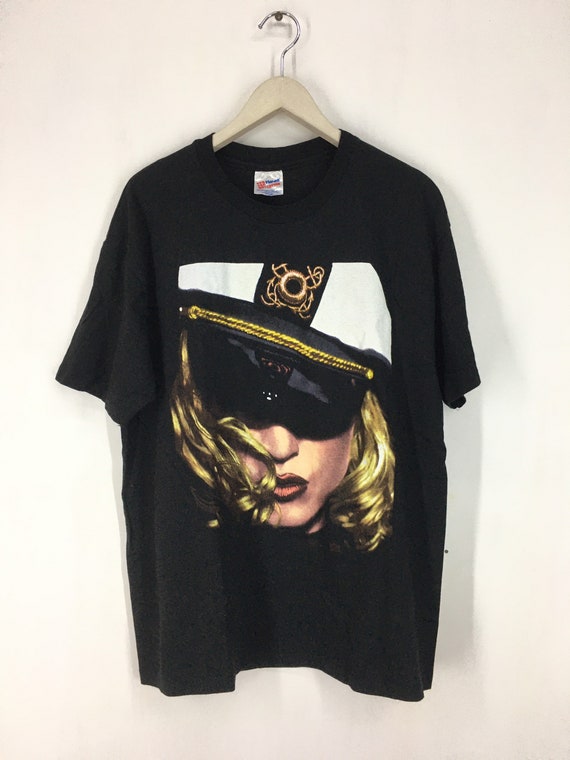 Vintage 90s Madonna The Girlie Show band tees rap