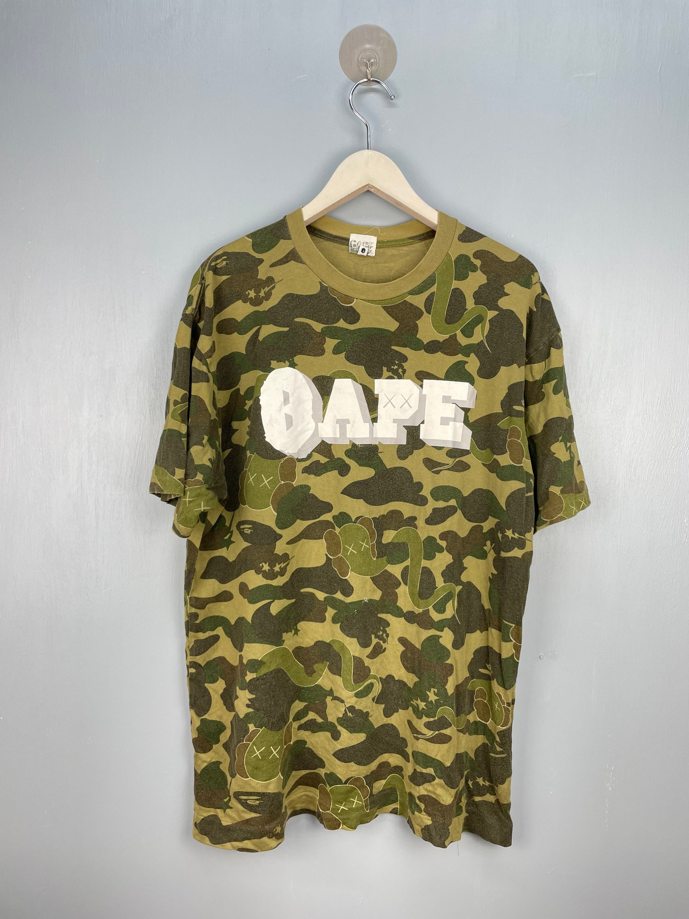 Bape X Kaws T Shirt - Etsy Bape X Kaws T Shirt - Etsy