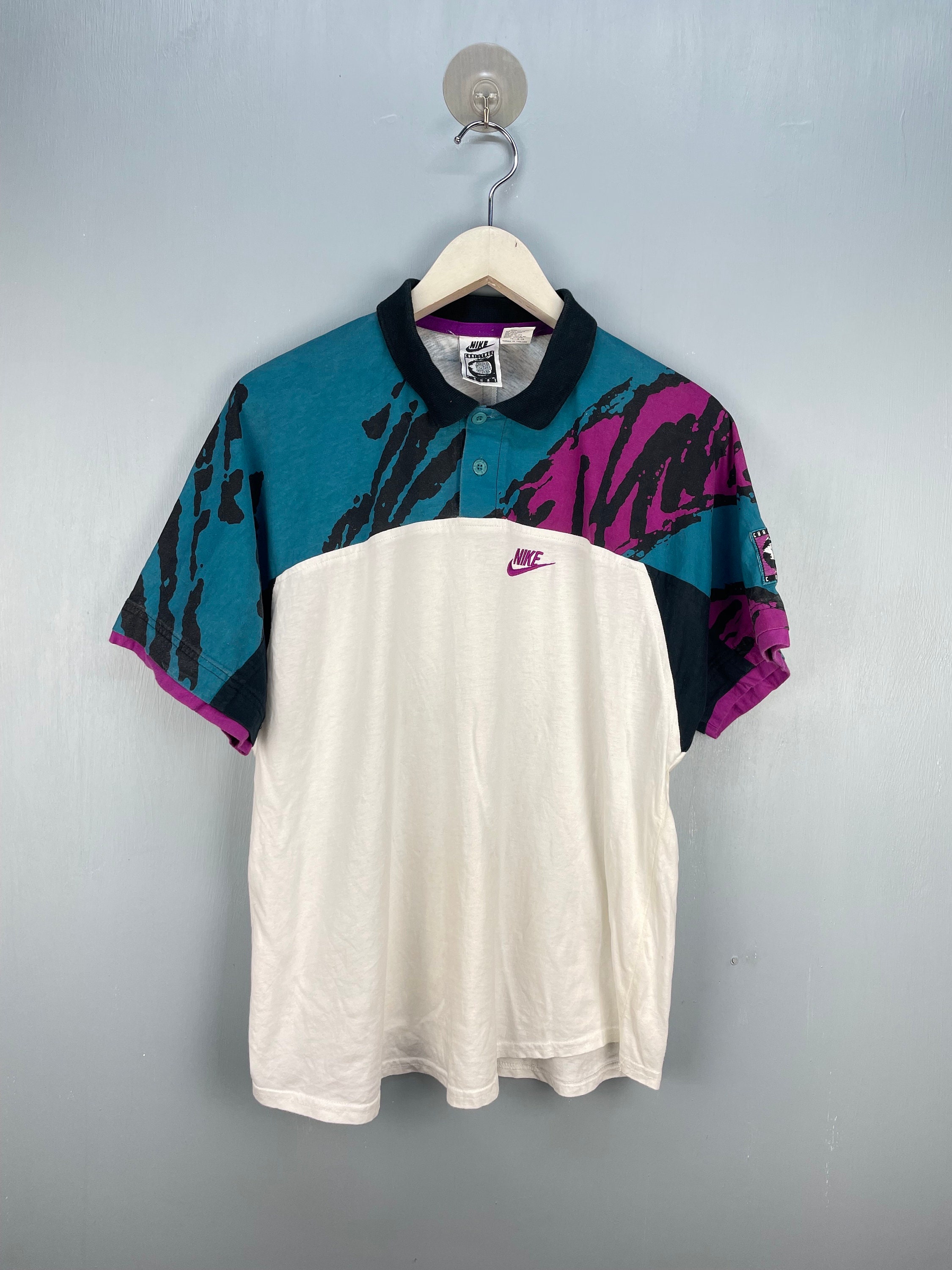 Vintage 90s Nike Challenge Court Andre Agassi Polo Shirt Etsy