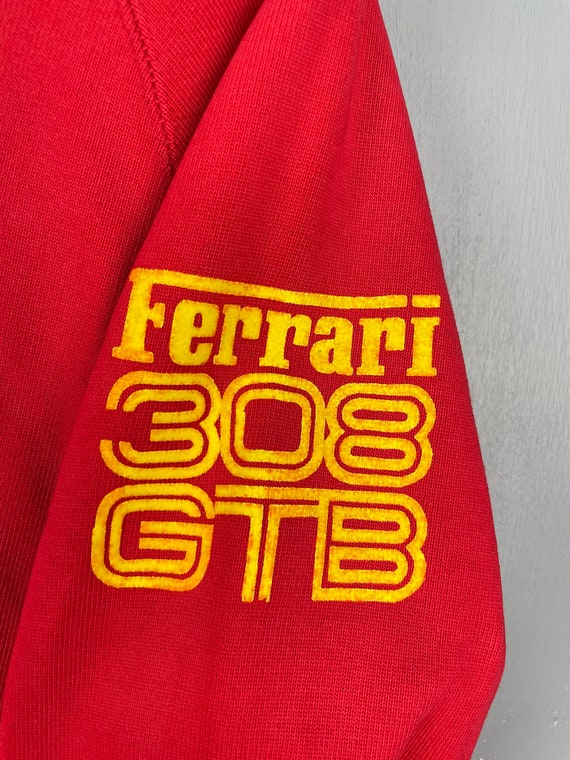 Vintage 80s Ferrari 308 GTB sweatshirt M - image 5