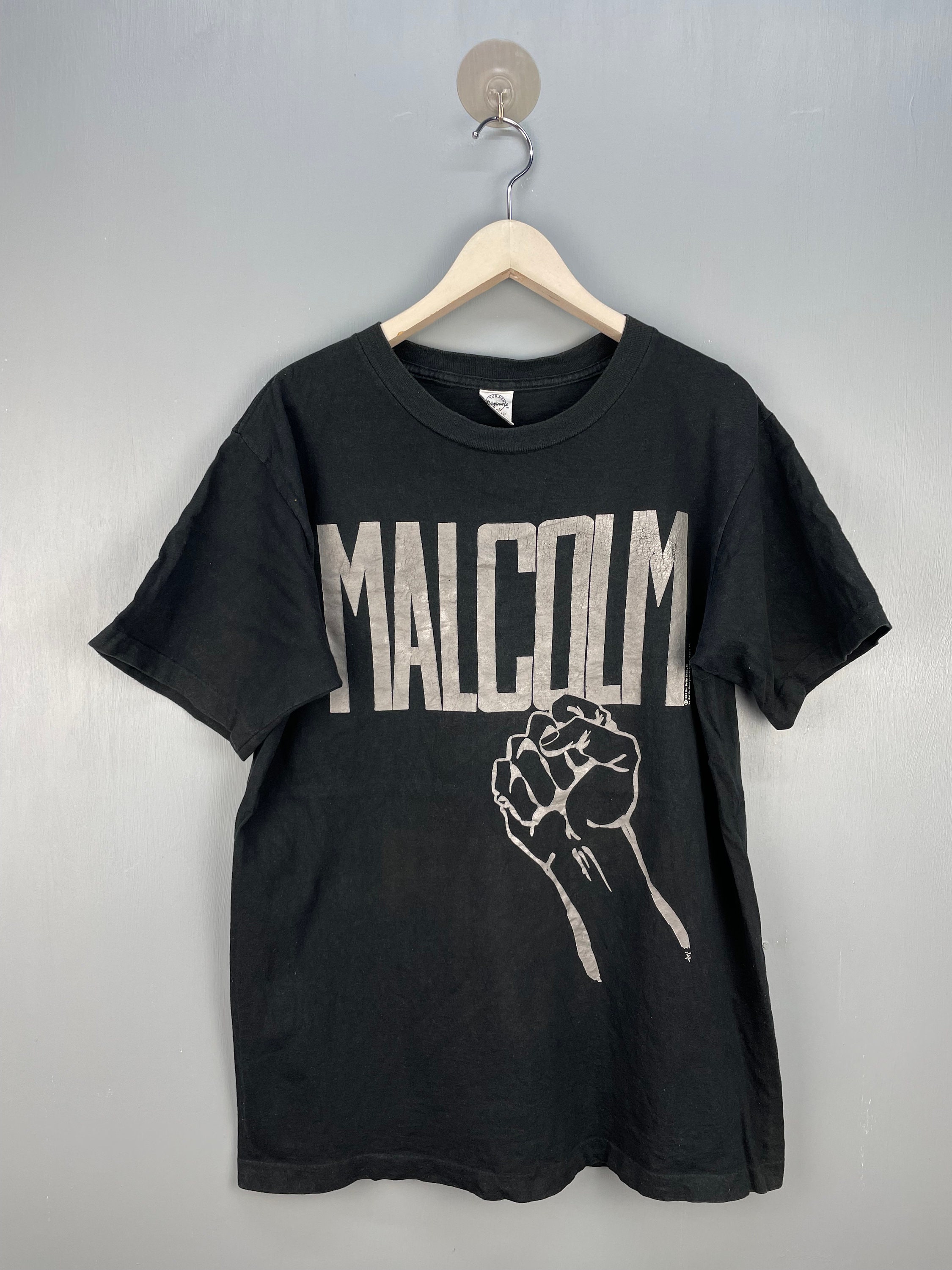 Vintage 90s Malcolm X T Shirt - Etsy