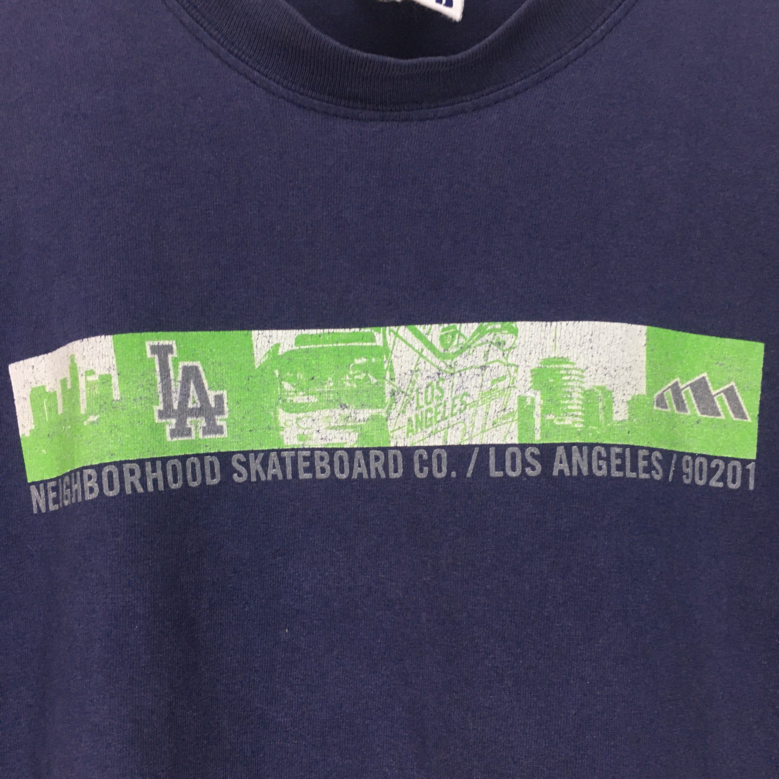 VINTAGE RARE 1993 NEIGHBORHOOD SKATEBOARD SKATE WORLDWIDE T