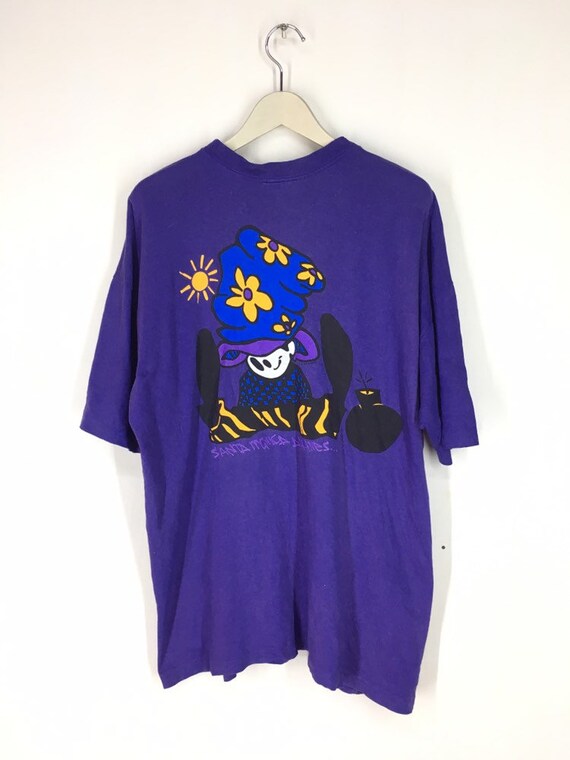 90's サンタモニカエアラインビンテージTシャツ L スティーブ