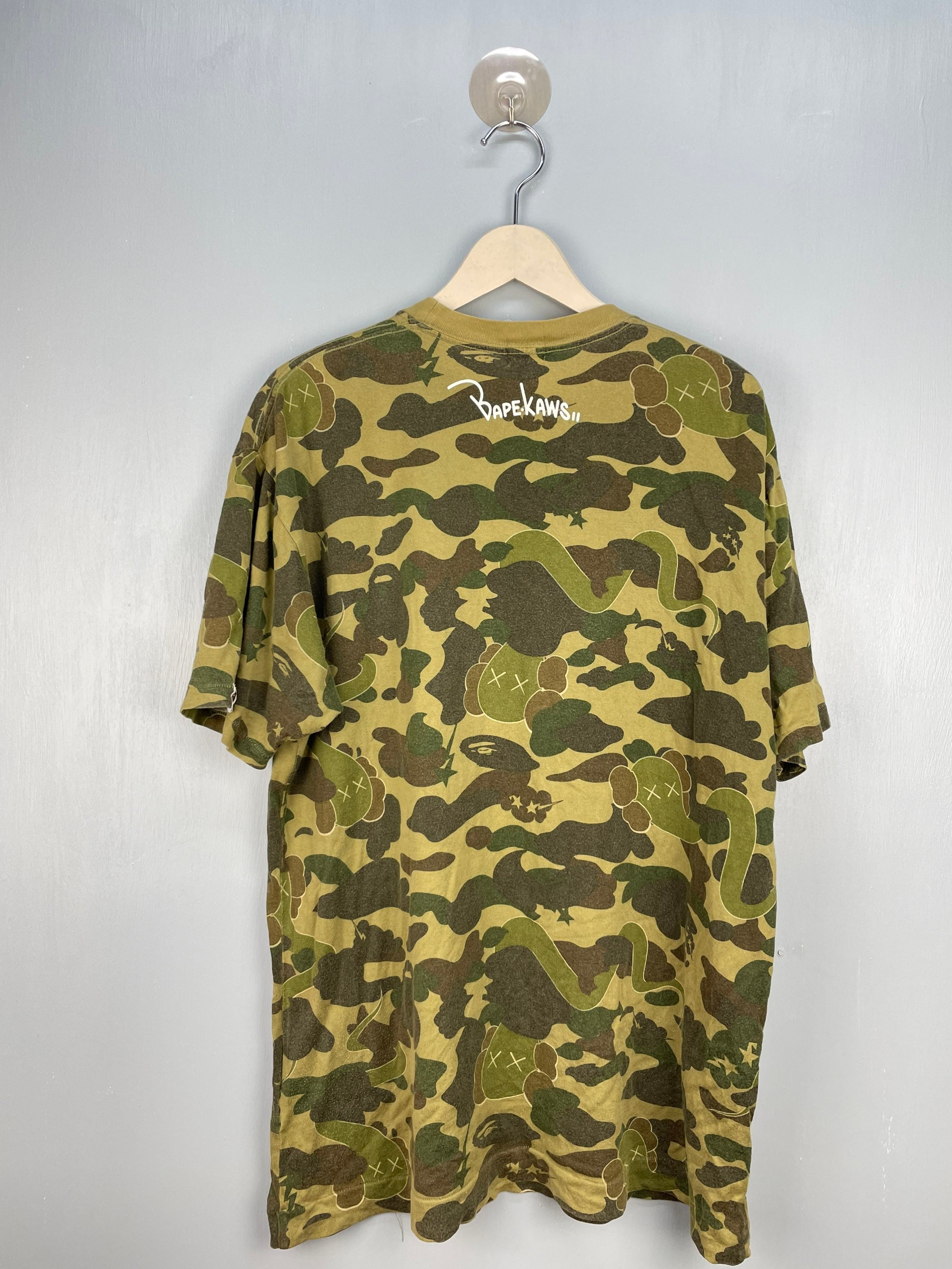 Bape X Kaws T Shirt - Etsy Bape X Kaws T Shirt - Etsy