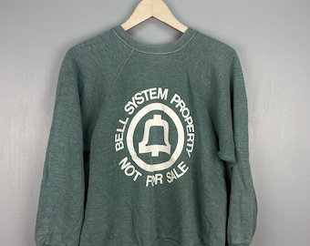 Vintage 70s Bell System Property sweatshirt M