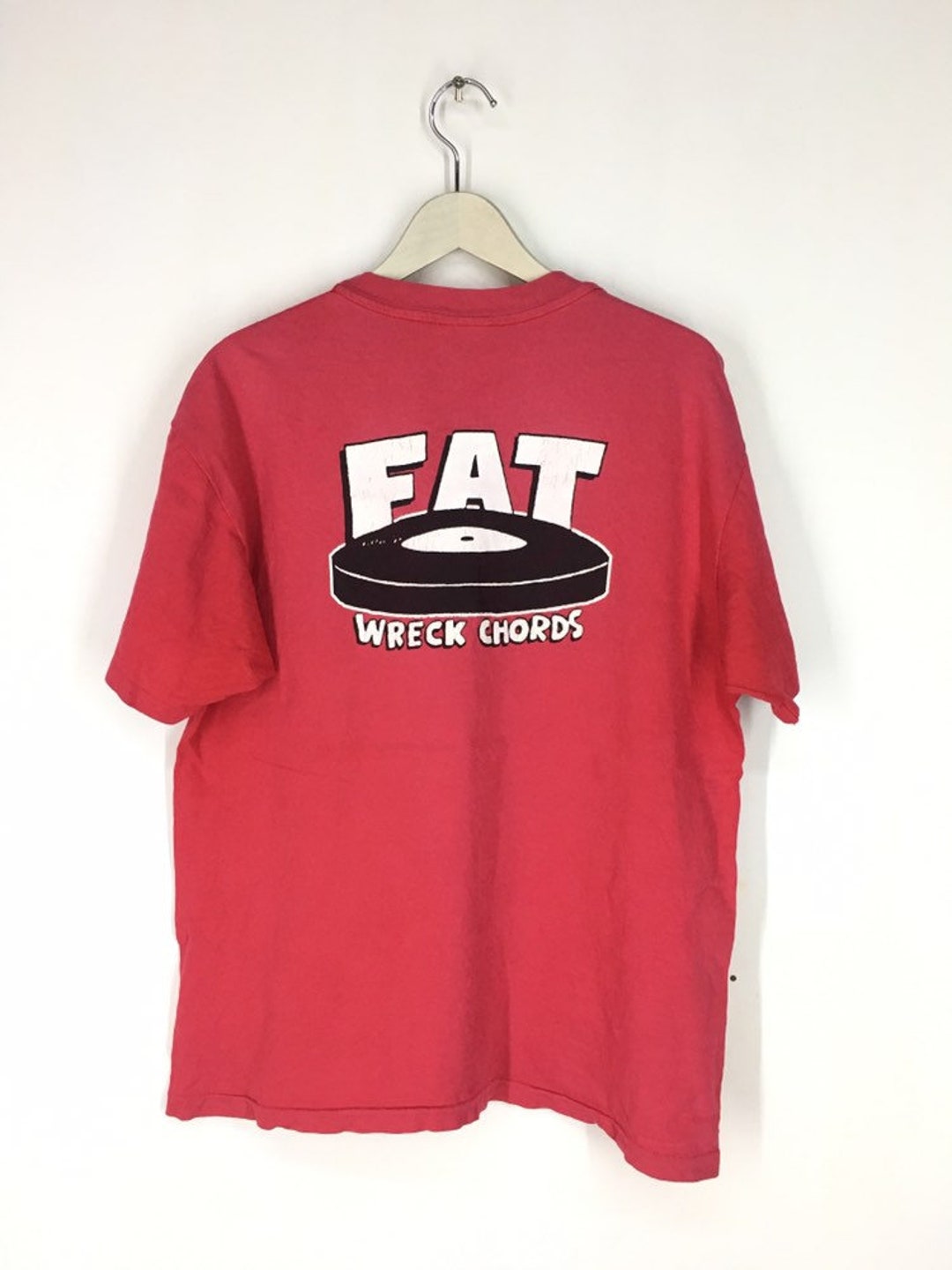 Vintage 90s FAT Wreck Chords Punk Rock Record Nofx Nufan