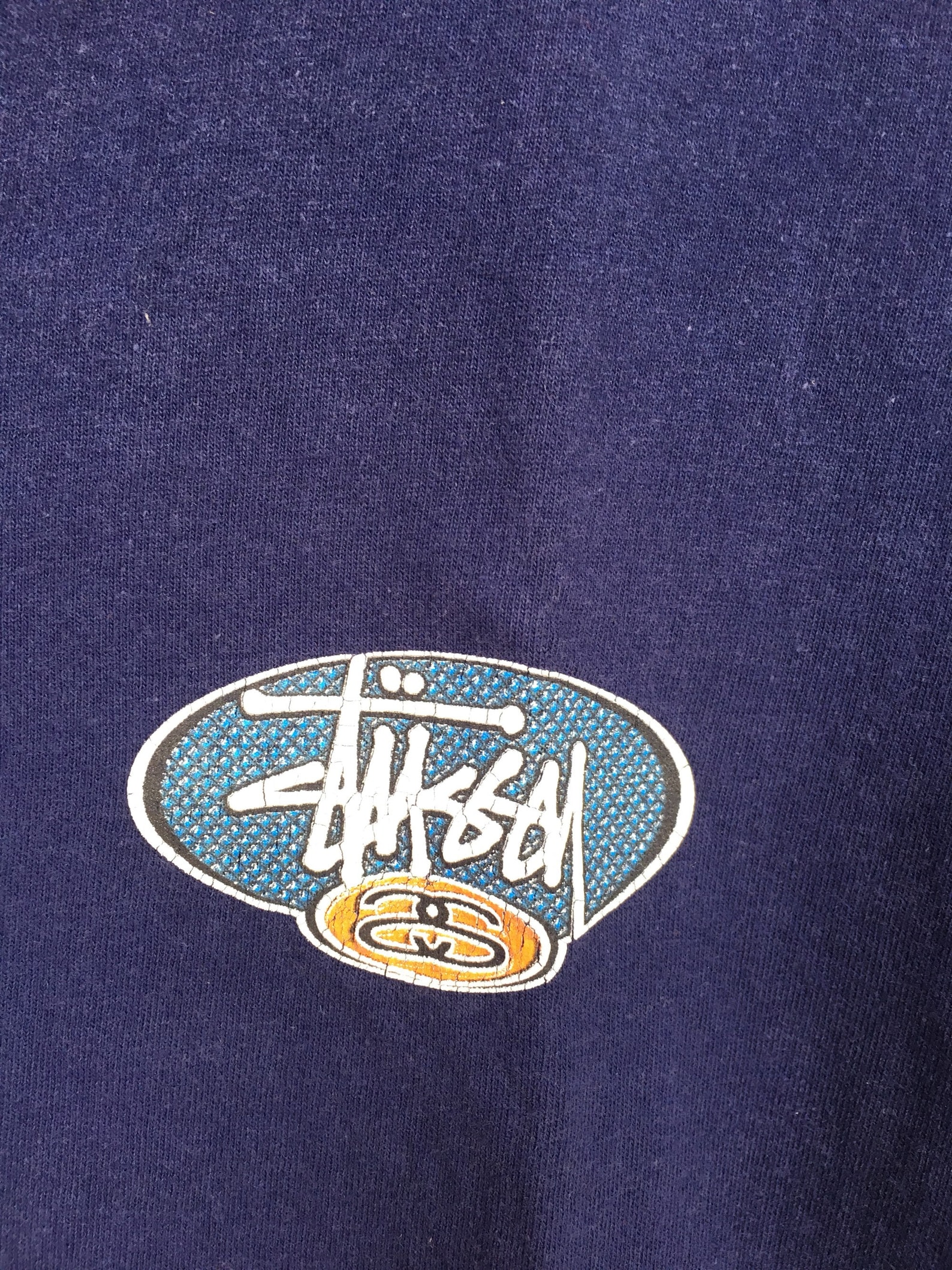 Vintage 90s Stussy Big Logo M - Etsy