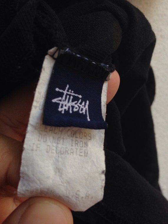 Vintage 90s Stussy Raglan 3quater Sleeve Made in Usa Tshirt Vintage 90s Stussy Raglan 3quater Sleeve Made in Usa Tshirt