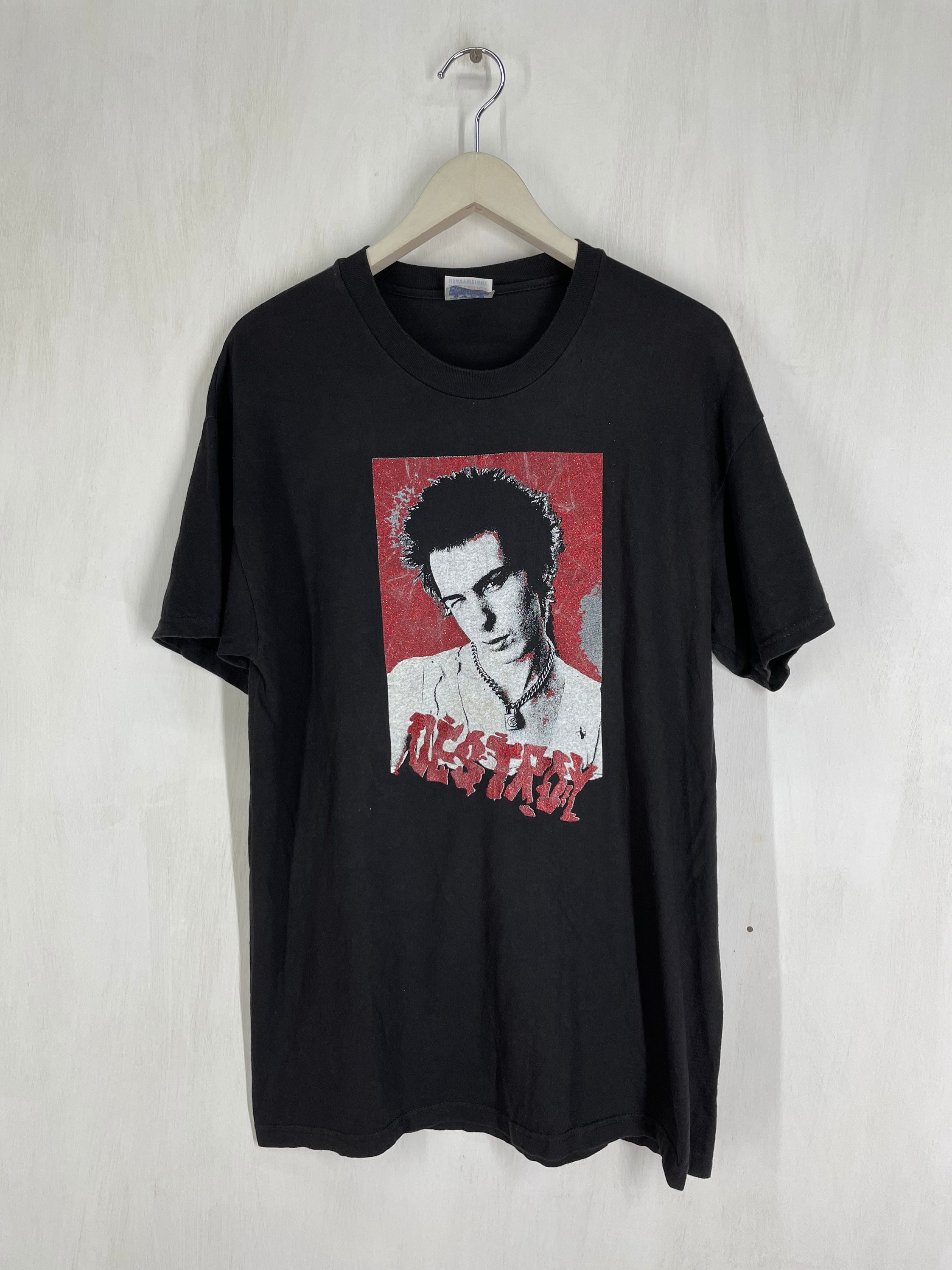Vintage Y2K Destroy Sid Vicious Punk Sex Pistols Band T Vintage Y2K Destroy Sid Vicious Punk Sex Pistols Band T