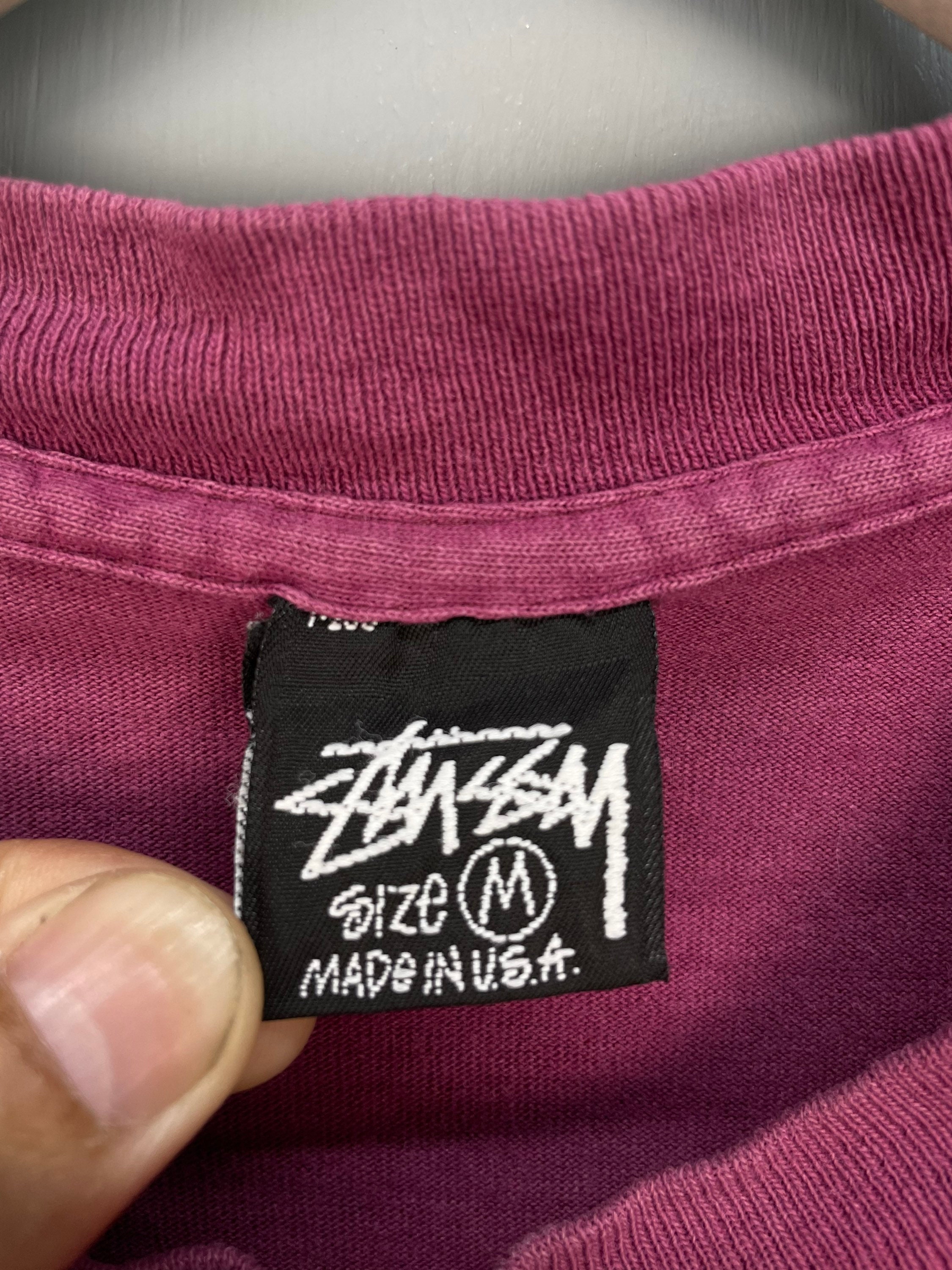 Vintage 80s Stussy World Tribe Black Tag T Shirt M - Etsy Vintage 80s Stussy World Tribe Black Tag T Shirt M - Etsy