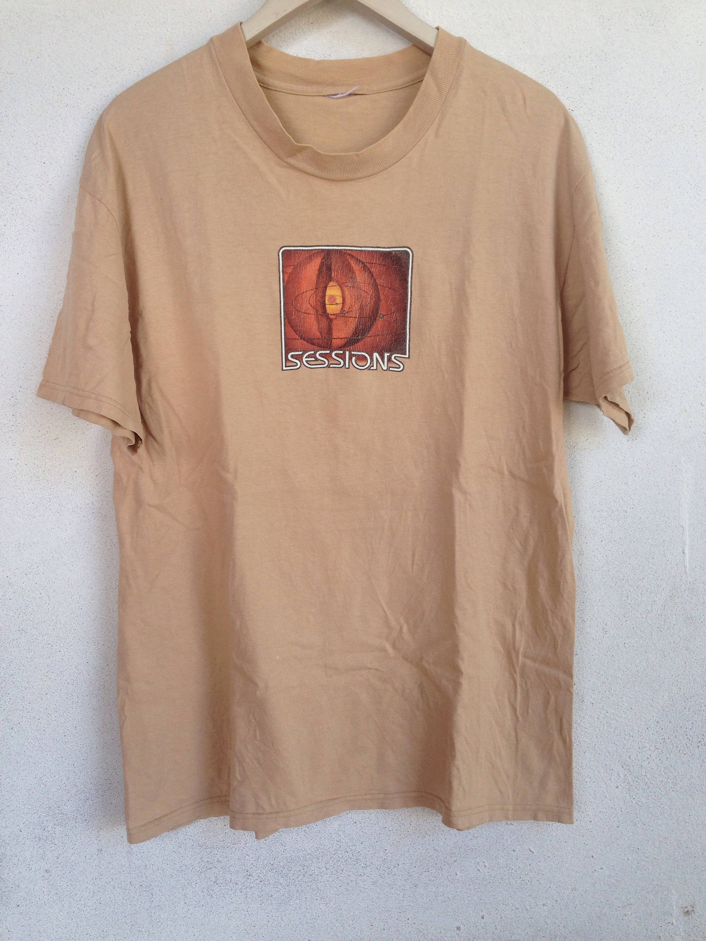 Vintage 90s Sessions Skateboard Skate Brand L - Etsy