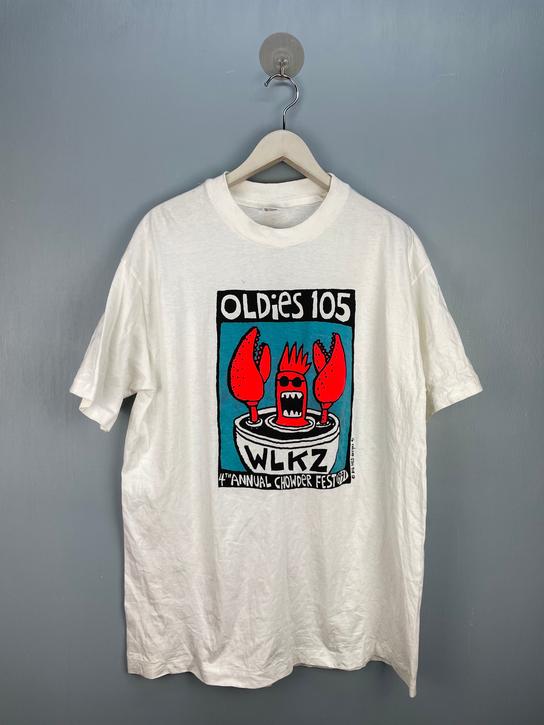 【待望★】 T Art Pop Designs Hed Big 90s Vintage Shirt Etsy - トップス