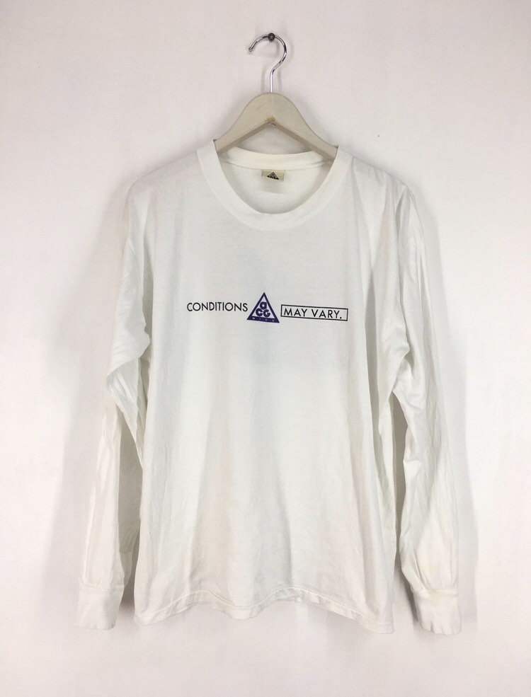 Vintage 90s Nike ACG Long Sleeve Shirt L - Etsy Canada