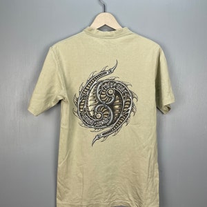 T&C Surf ドラゴンプリント ヴィンテージTシャツ L 鬼フェード