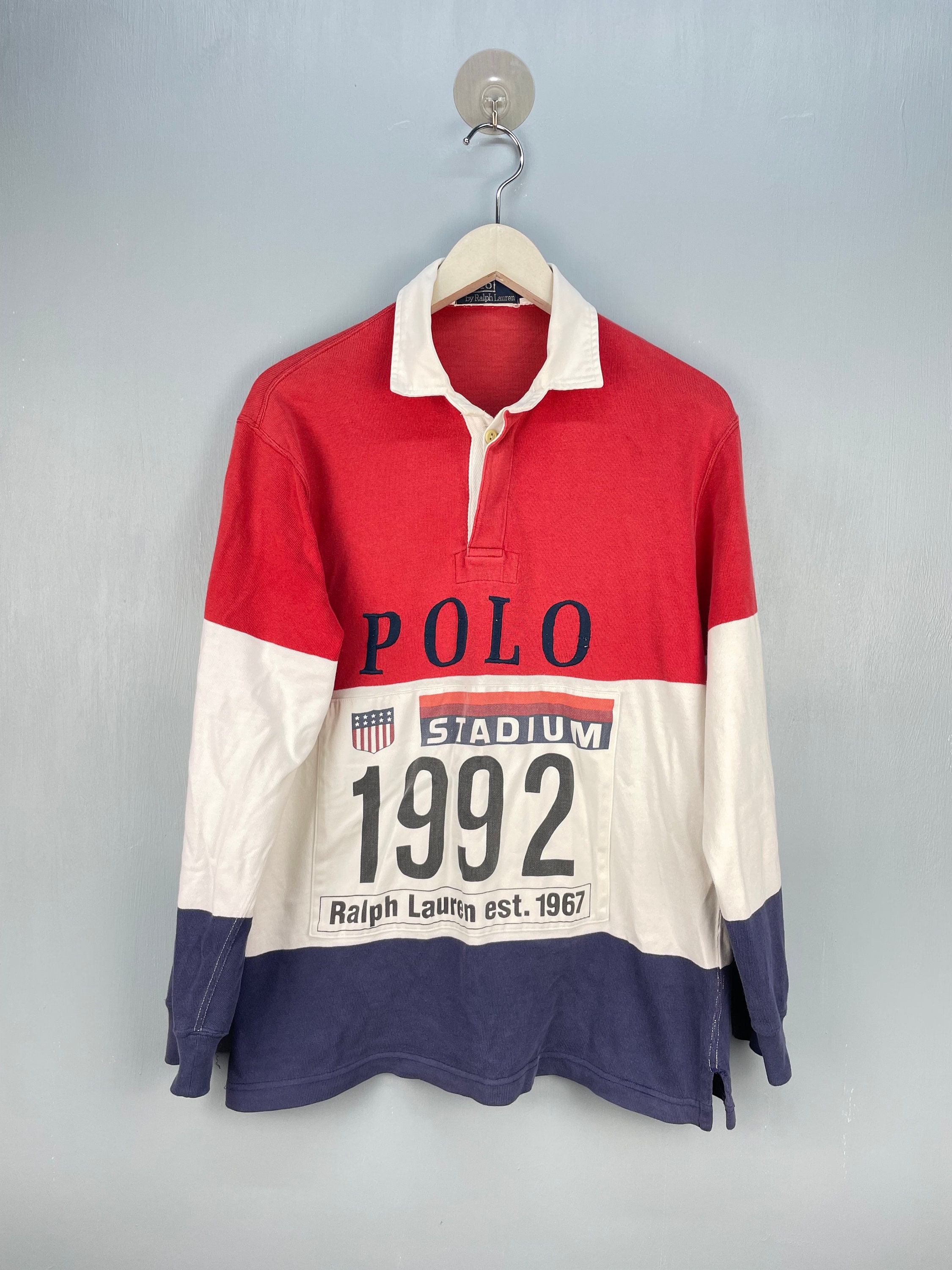Rare Vintage 90s Polo Stadium 1992 Ralph Lauren polo shirt