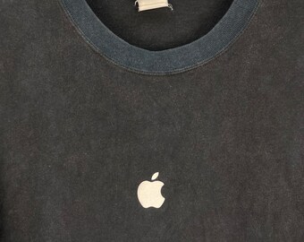 Vintage 90s Apple Logo T Shirt L - Etsy Vintage 90s Apple Logo T Shirt L - Etsy