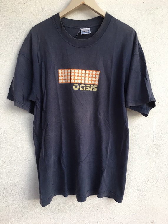 Vintage 90s Oasis Band Britpop T Shirt Promo Tour Concert L - Etsy