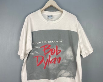 Vintage 90s Bob Dylan Live on Stage promo t shirt