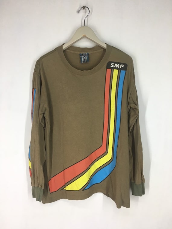 Vintage 90s SMP skateboard long sleeve t shirt sk… - image 1