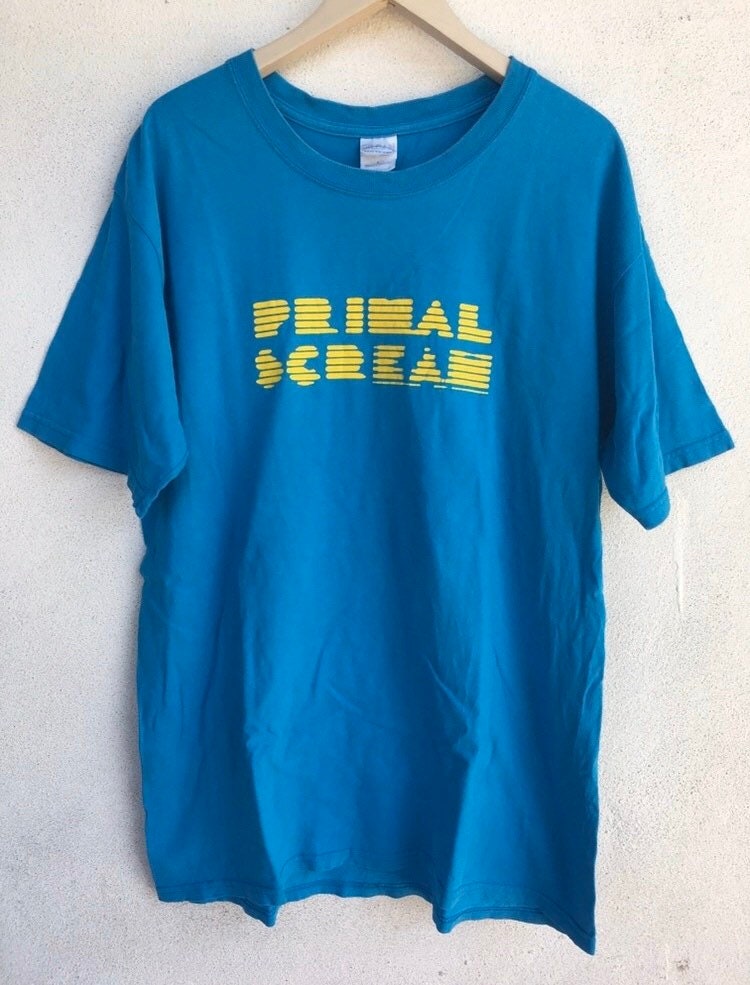 vintage primal scream t shirt