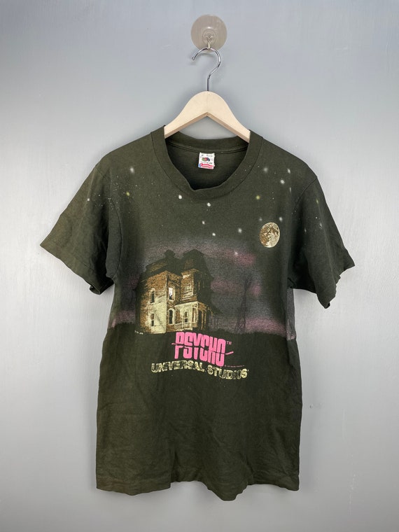 Vintage 90s PSYCHO Universal Studios Horror Movie T Shirt M - Etsy