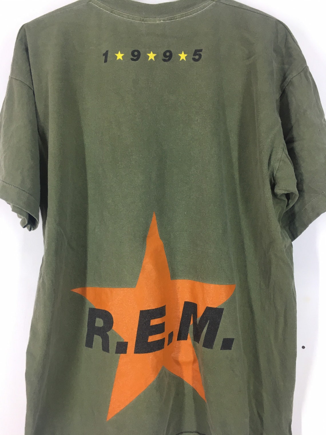 Vintage 90s REM Rock Band T Shirt XL Etsy