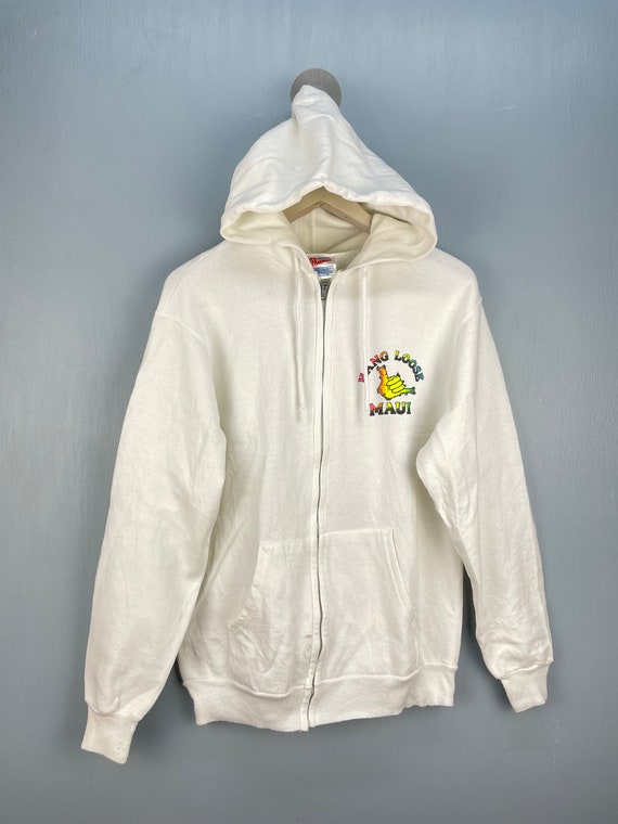 Vintage 80s Hang Loose Maui zip up hoodie - image 2