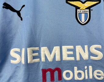 激レアPUMA SS Lazio シャツ Mサイズ ライトブルー LAZIO 2008 2009 HOME FOOTBALL SHIRT SOCCER JERSEY PUMA sz L