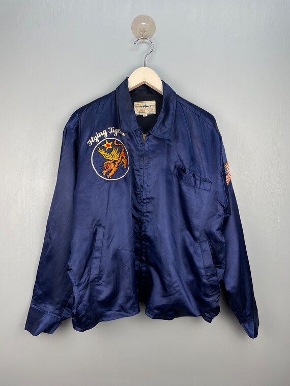 Vintage 50s Flying Tigers U.S. Army Air Force Sukajan Jacket