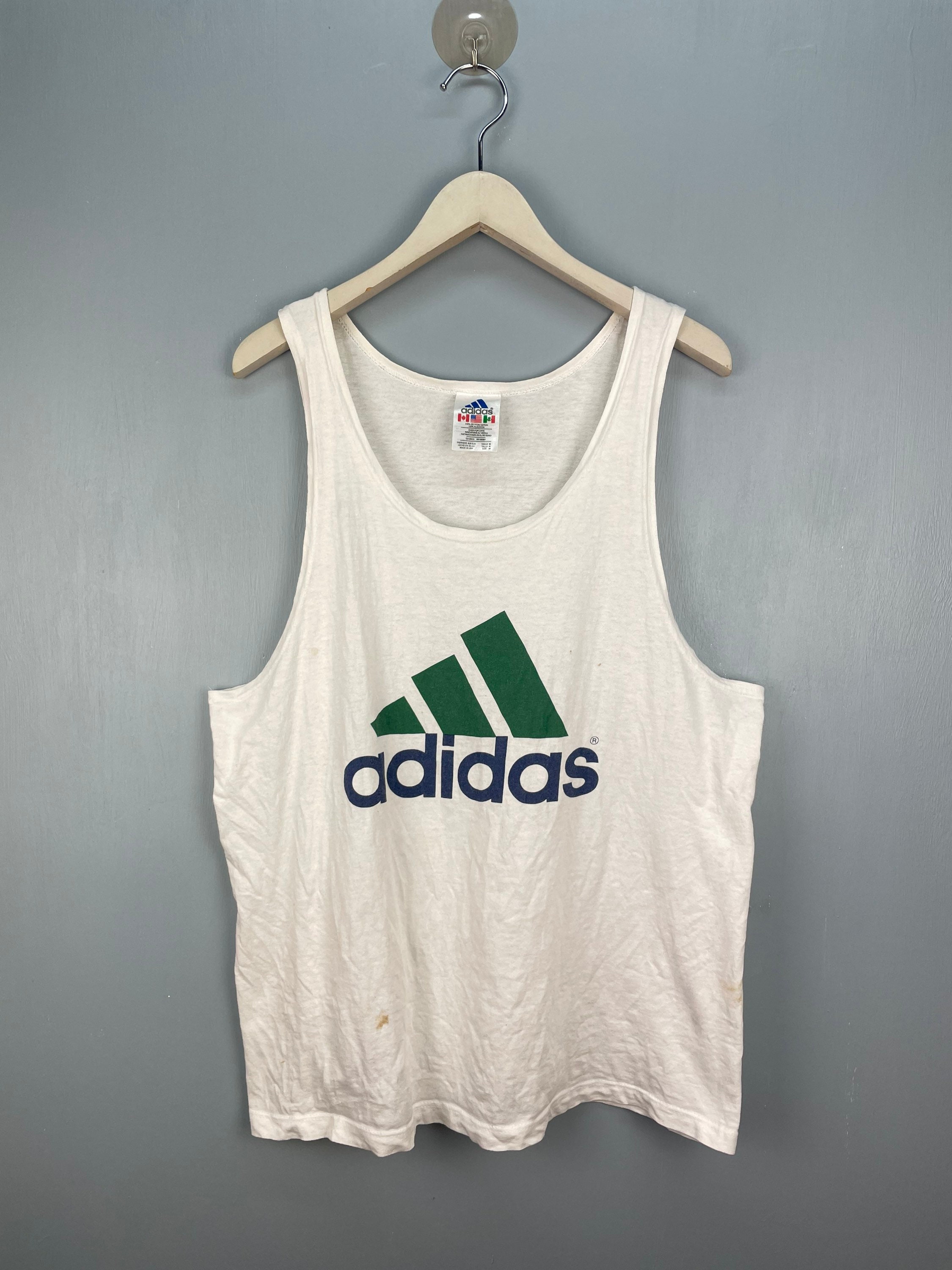 enfermero Litoral En el nombre Vintage 90s Adidas Equipment Tank Top M - Etsy