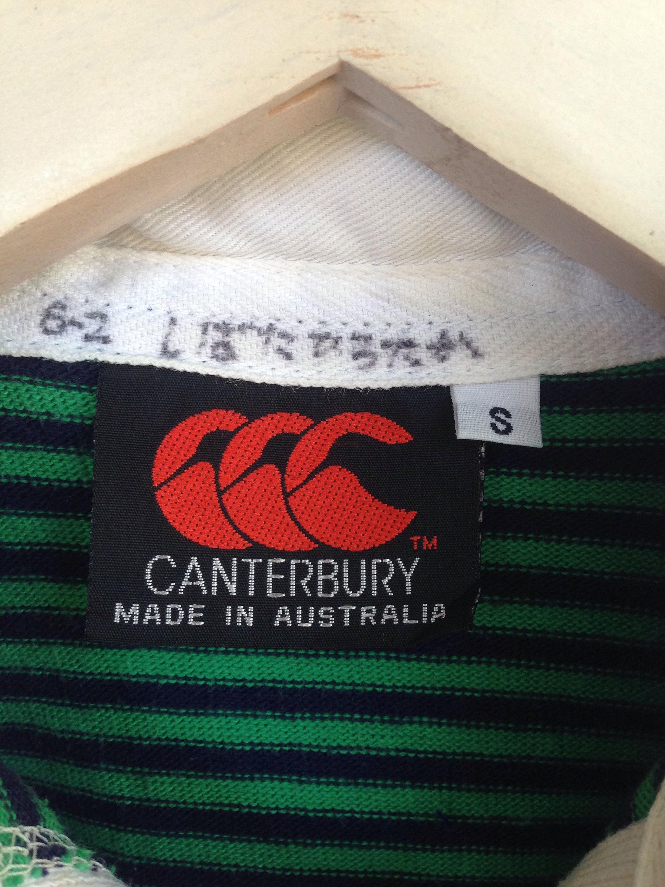 Maillot De Rugby Vintage Australie CCC Canterbury Taille M Manches Longues - Homme, Fabrication Irlande - Pour Adultes
