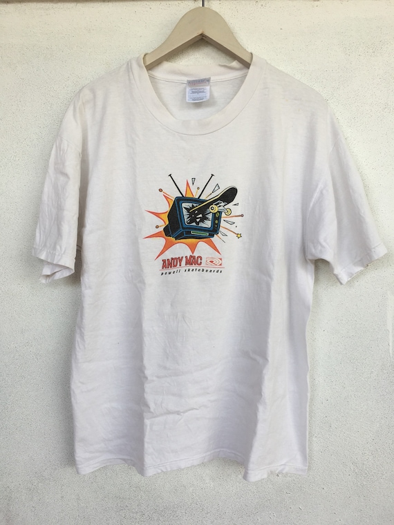 Vintage 90s Powell skateboards Andy Mac skater ska